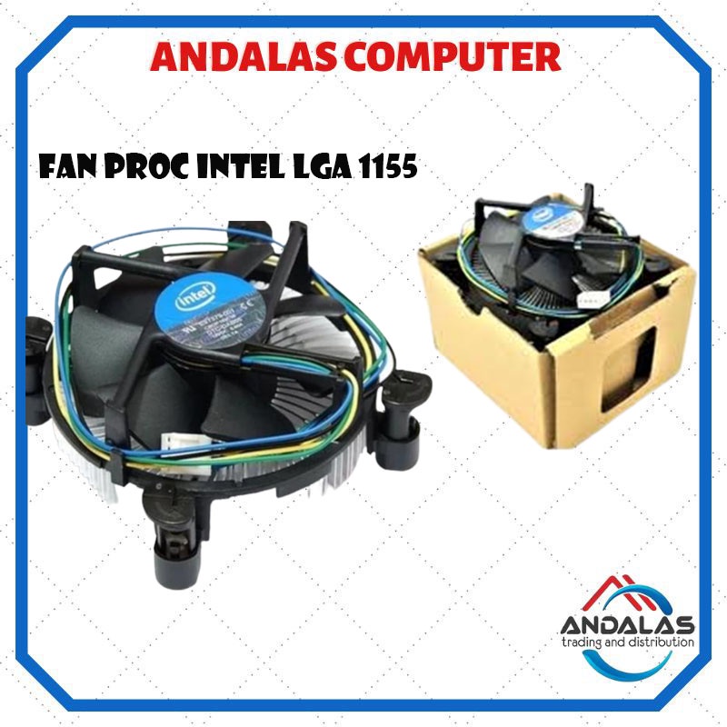 Fan Processor LGA 1155/1151/1150/1200 Standart Original Baru