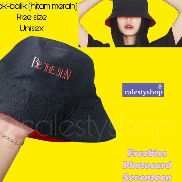 Murah Banget Bucket Hat Be The Sun Seventeen Carat konser BETHESUN FACETHESUN BUCKETHATSEVENTEEN SCO
