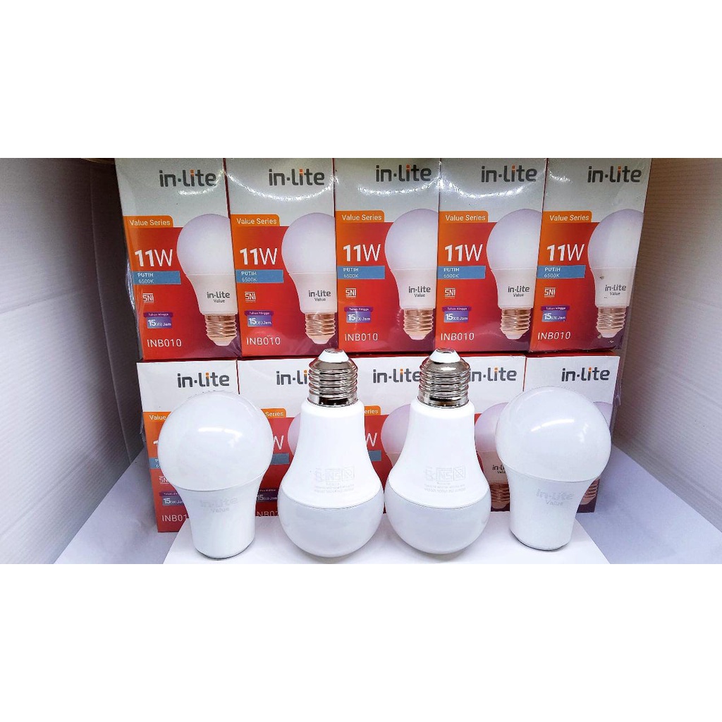 In-Lite Value Bulb Lampu LED 11 Watt INB010 Inlite value Led In lite