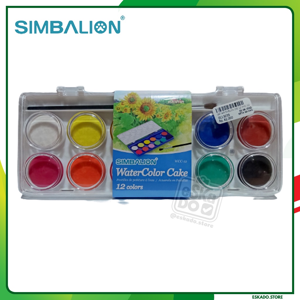 Cat Air Simbalion Cake 12 Warna WCC-12