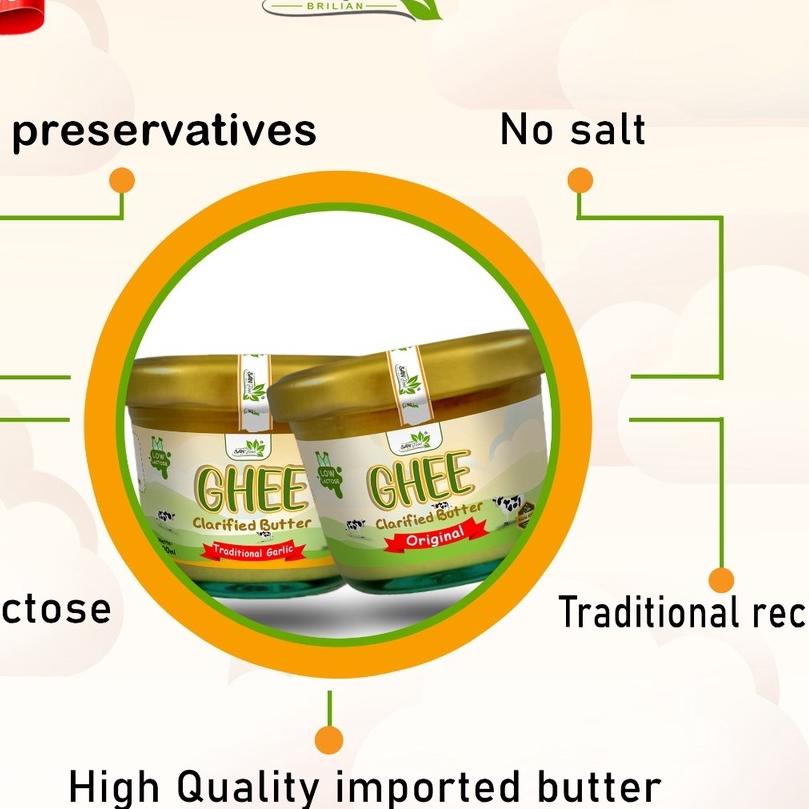 

10.10 Product HOT SANFOOD BRILIAN Ghee Sanfood Naturals Grass Feeds Butter All Varian murah