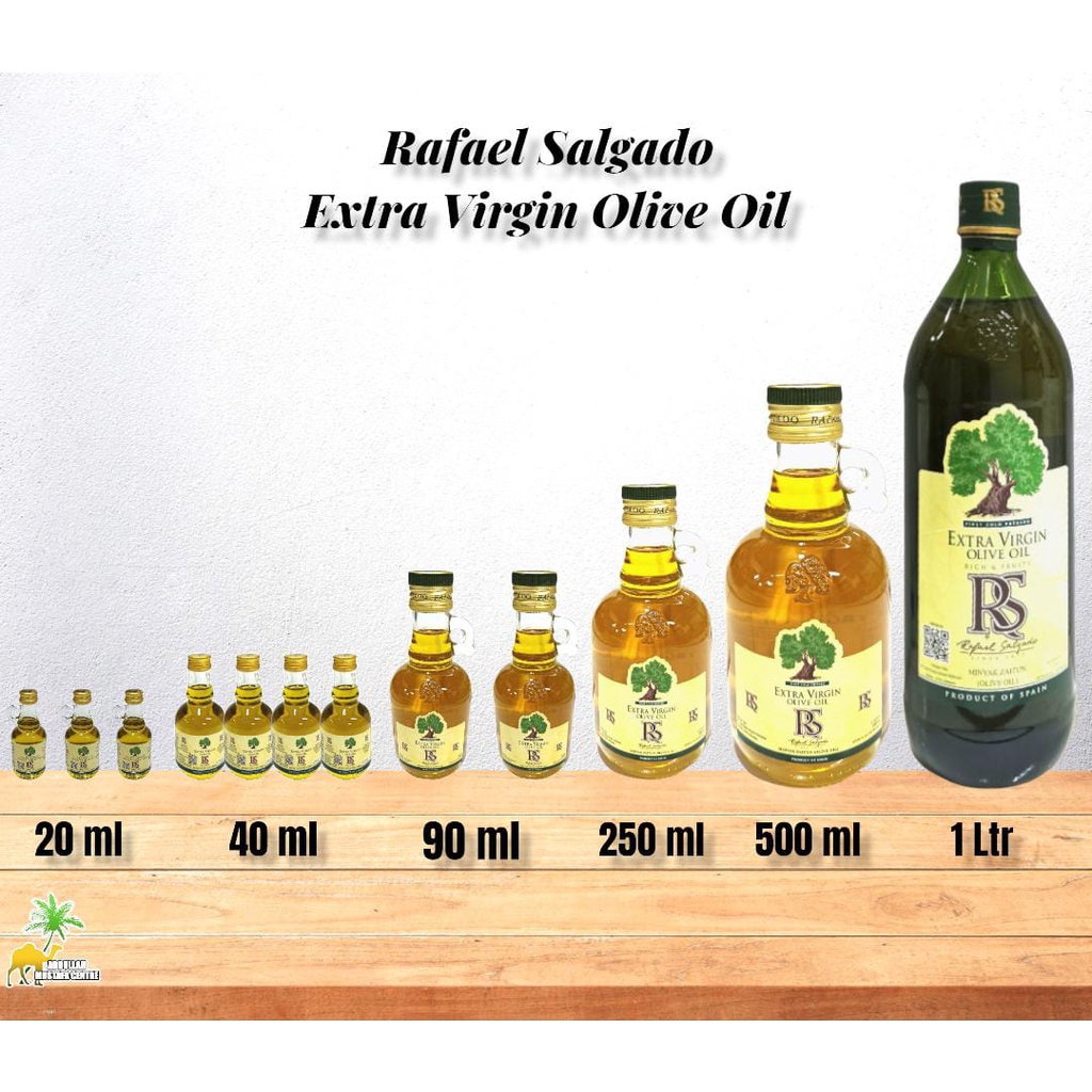 

MINYAK ZAITUN RS EXTRA VIRGIN OLIVE OIL REFAEL SALGADO 40 ML