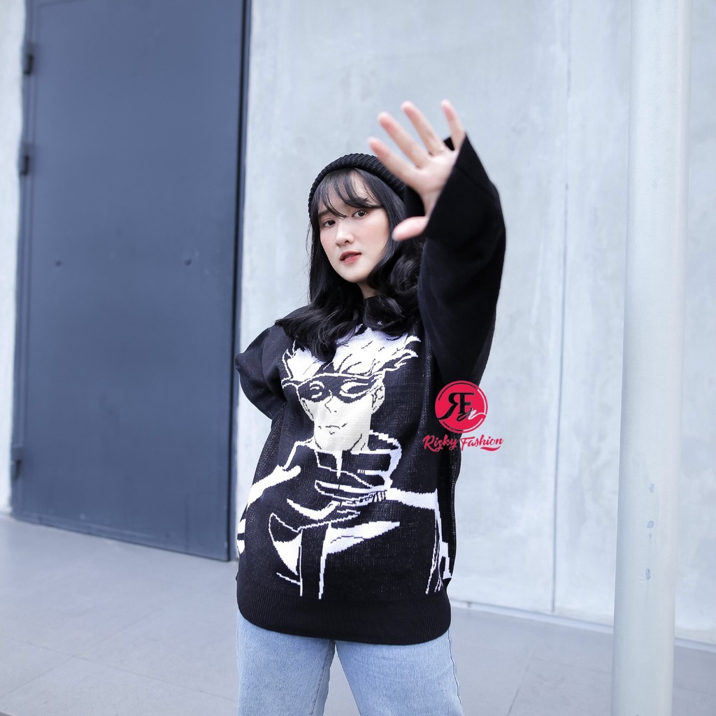 Gojo jujutsu kaisen knitwear sweater