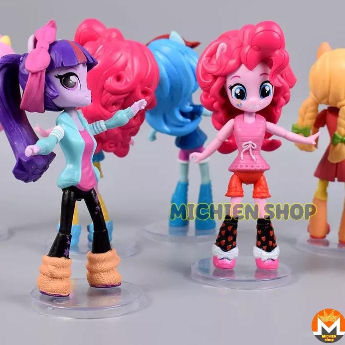 Fast Packing MY LITTLE PONY EQUESTRIA GIRLS ACTION FIGURE SET PCS