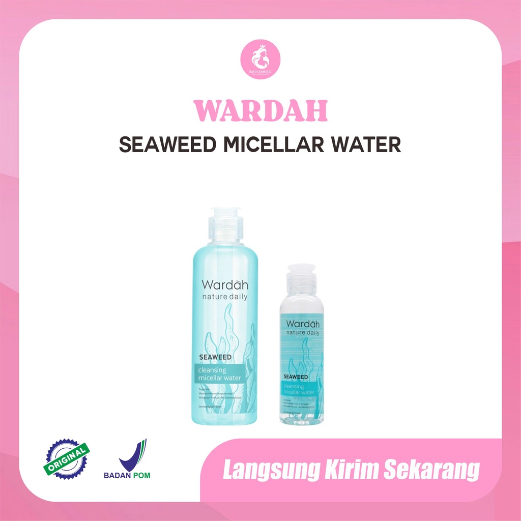 Wardah Nature Daily Seaweed Series Micellar Water 100mL/ 240mL