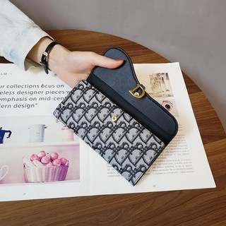 DOMPET WANITA LIPAT KOREA ELEGANT KECIL SIMPEL MAGNET SLOT KARTU ATM FOTO SR268