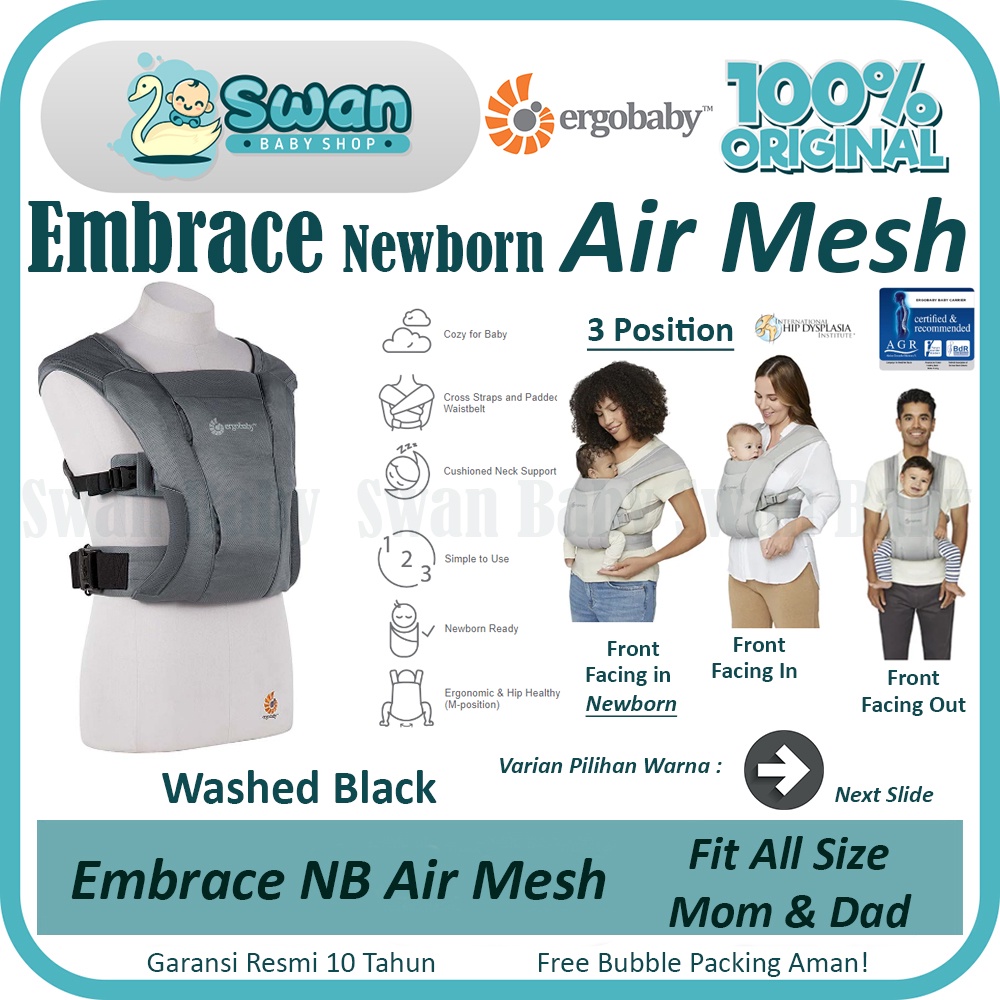 Ergobaby Embrace Soft Air Mesh Baby Carrier