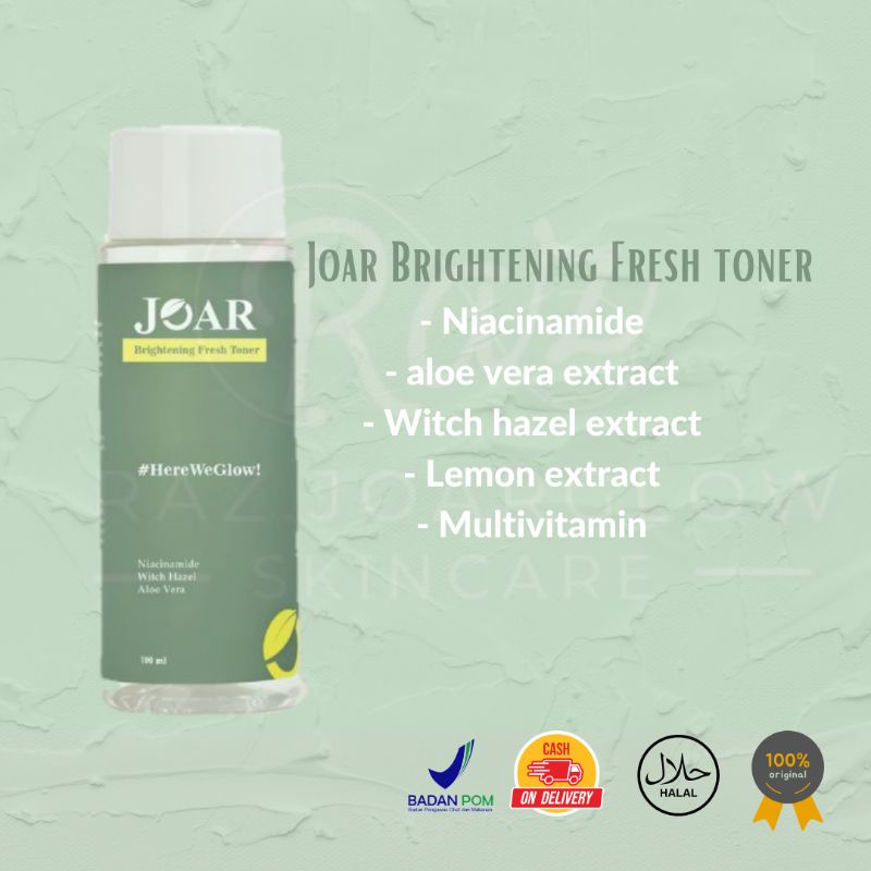 ( BISA COD ) TERLARIS JOAR TONER SKINCARE