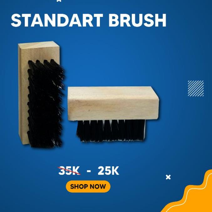 *Promo* Standar brush - Sikat sepatu suede sikat sepatu halus sikat sepatu kulit sikat sepatu bola s