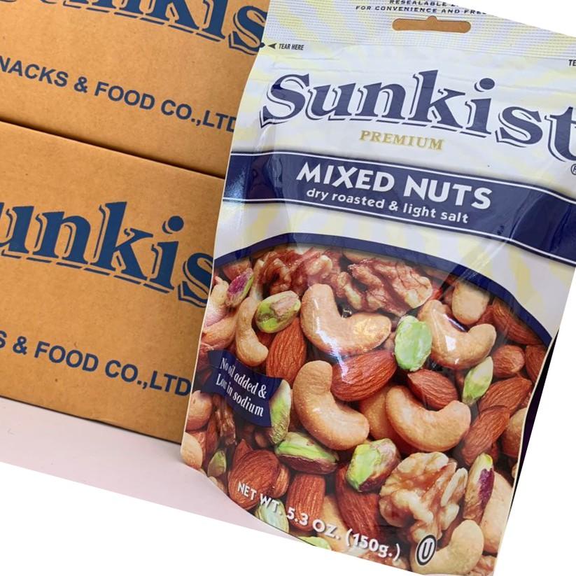 

SALE!!Sunkist Dry Roasted & Light Salt Mixed Nuts 150 g (2 Pcs)|KD3