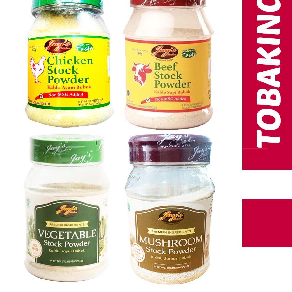 

Paling Laris Jay's Stock Powder Kaldu bubuk Jays Ayam Sapi Jamur Sayur HALAL+