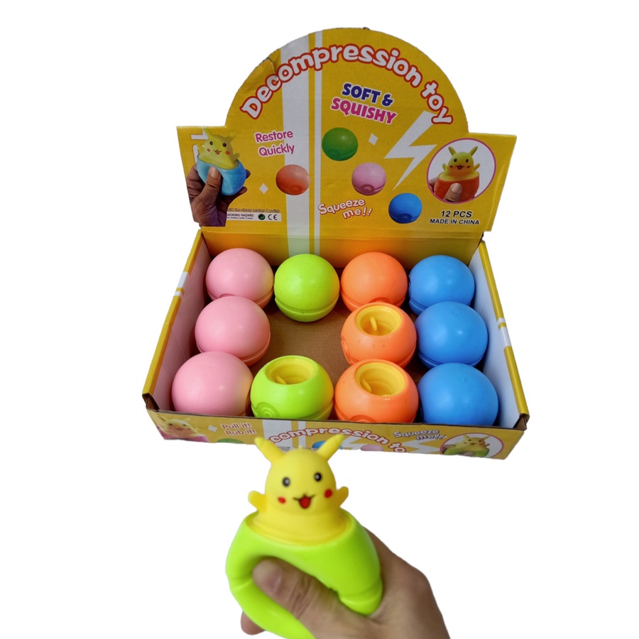 BIG SALE - Mainan Squishy Pop up Pikachuu squishy Anti stress Pikachuu Relieve //MAINAN SQUISHY MURAH//MAINAN MONOTORING ANAK//SQUISHY KENYAL