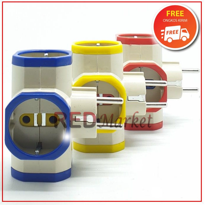 Steker T Arde Warna SNI / Steker T Arde / Steker T Multi Arde