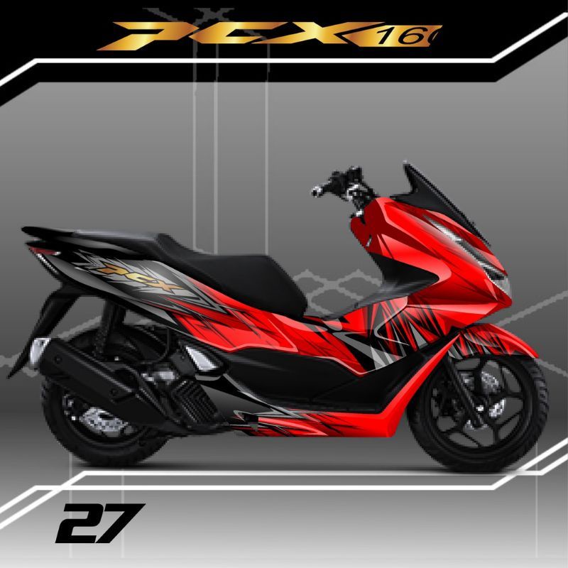 Decal sticker variasi motor Honda PCX 160 full body