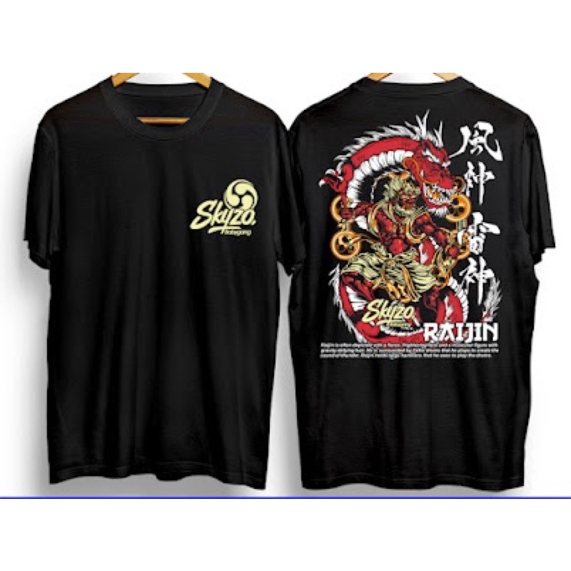 KAOS T-SHIRT termurah/terlaris skyzo dragon raijin