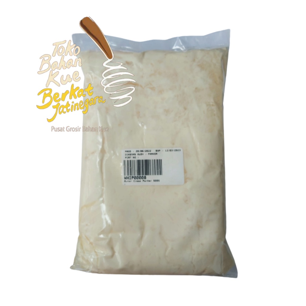 

BUTTER CREAM PARKER 500 GR / BUTTER KRIM SIAP PAKAI