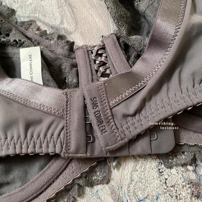 Model Terkini.. #1 Sans Complexe Arum Minimizer Wired Unlined Lace Bra / Bh Full Cup Bralette Full F