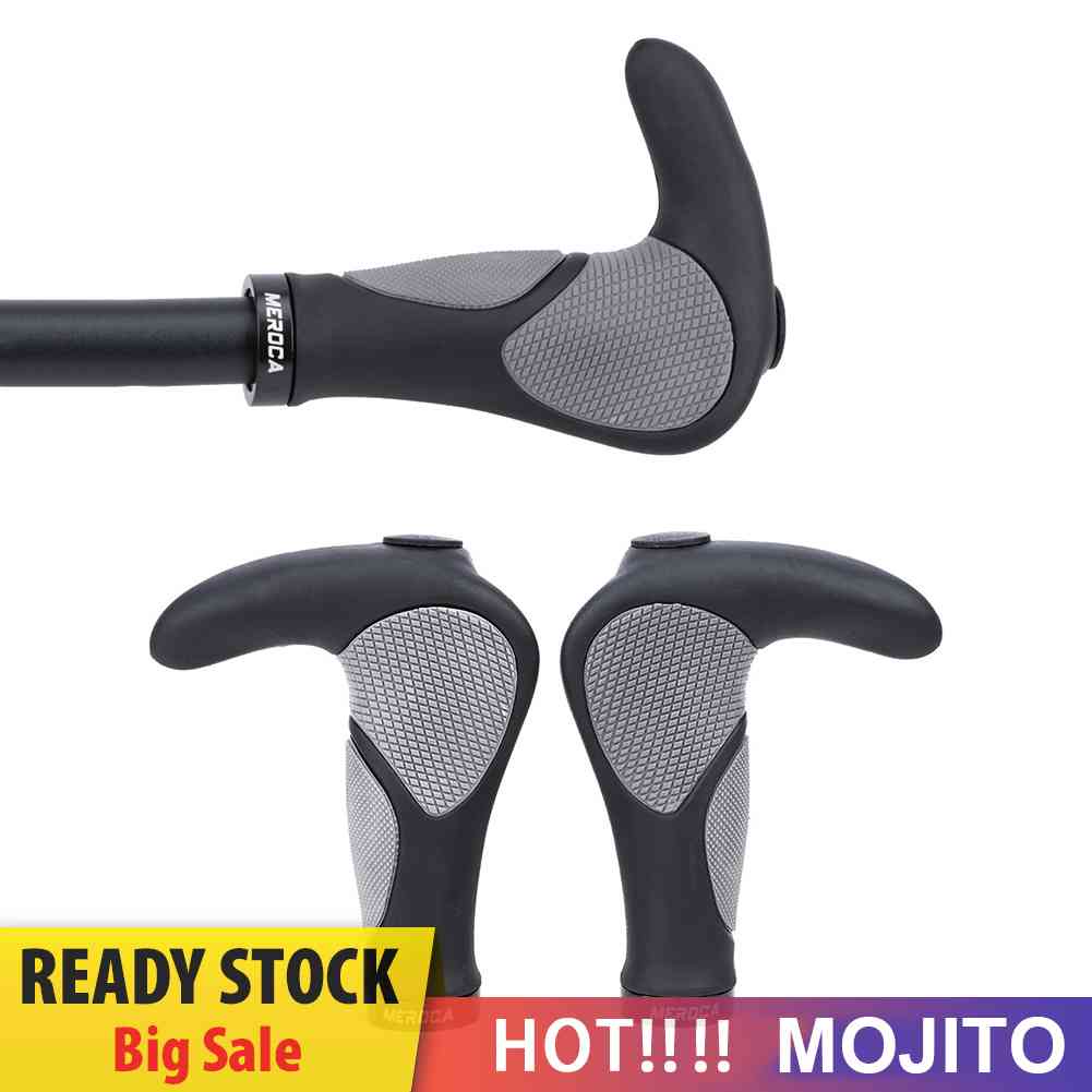 Meroca 1 Pasang Cover Grip Stang Sepeda MTB Desain Ergonomis