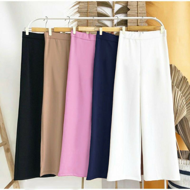 KULOT SCUBA PREMIUM PUTIH // KULOT SCUBA PREMIUM TEBAL // CELANA WANITA TERBARU 2025 FASHION KOREA /