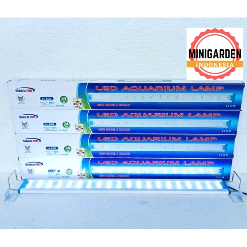 SAKKAI PRO H-600 24W 60CM LAMPU LED AQUARIUM TOP AQUASCAPE GANTUNG