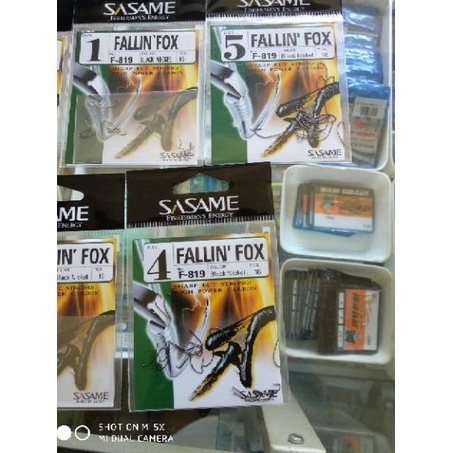 Kail Pancing Sasame Falling fox {BDT.18Oc22н}