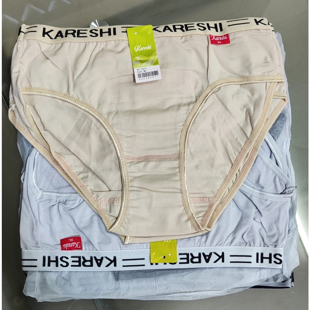 6 pcs Celana Dalam Wanita Dewasa Cd Perempuan Karet Besar Kareshi Art 2815
