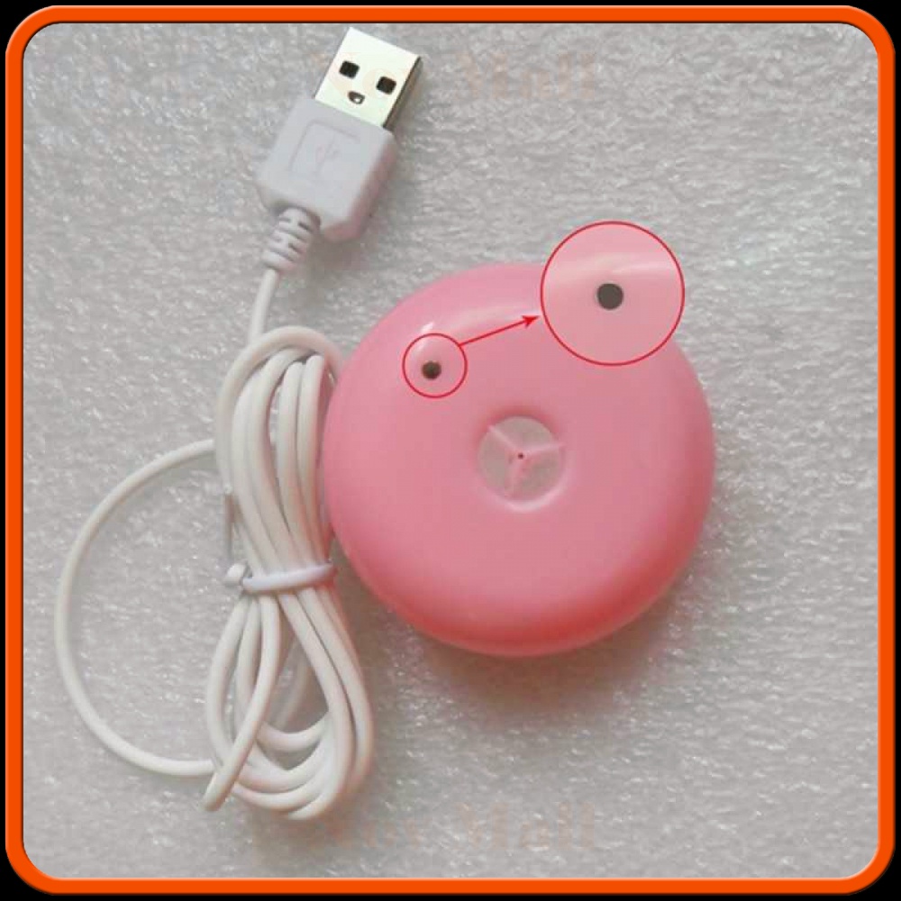 Ultrasonic Air Humidifier Aromatherapy Donat Celup AM193