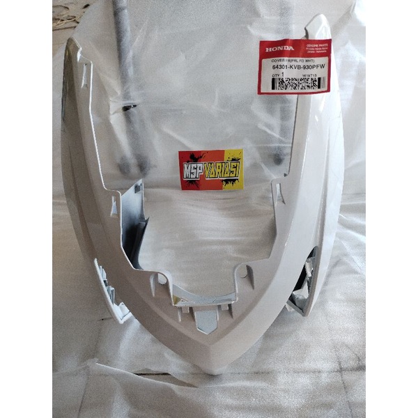 Original 64301 KVB 930PFW Cover FR White, Cover lampu, Panel Besar Honda Vario cw 110cc old lama kar