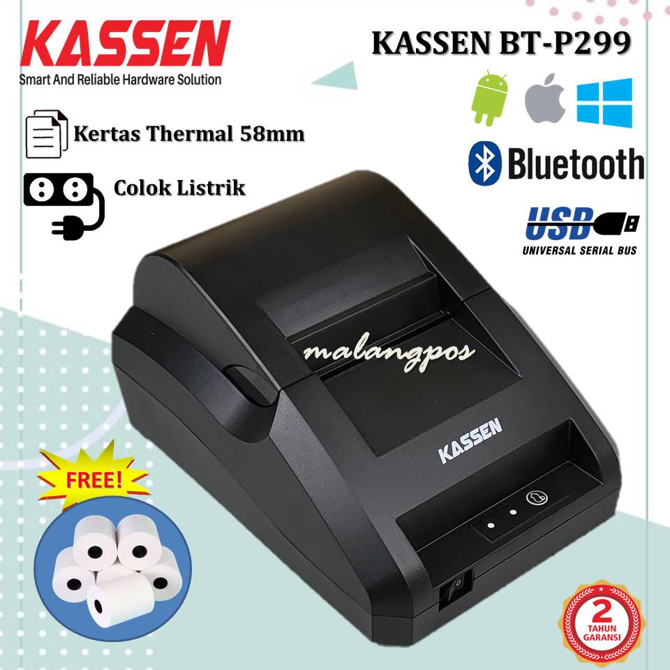 Jual [PROMO] KASSEN BTP299 BTP299 RPP02N PRINTER BLUETOOTH STRUK