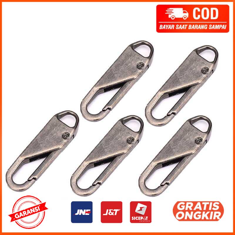 Kepala Ritsleting Pengganti Zipper Head Replacement 5 PCS KA09