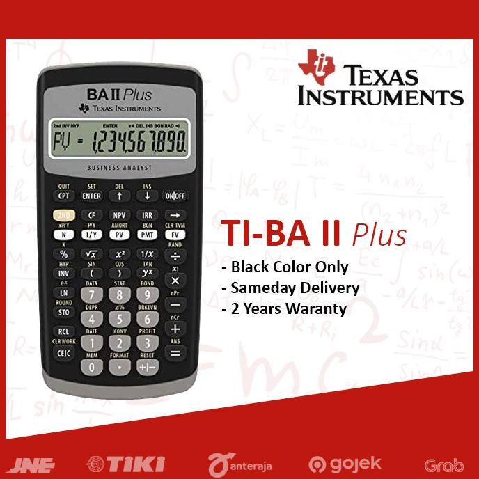 

[COD] Texas Instruments BA II Plus Financial Calculator PROMO SPECIAL Kode 721