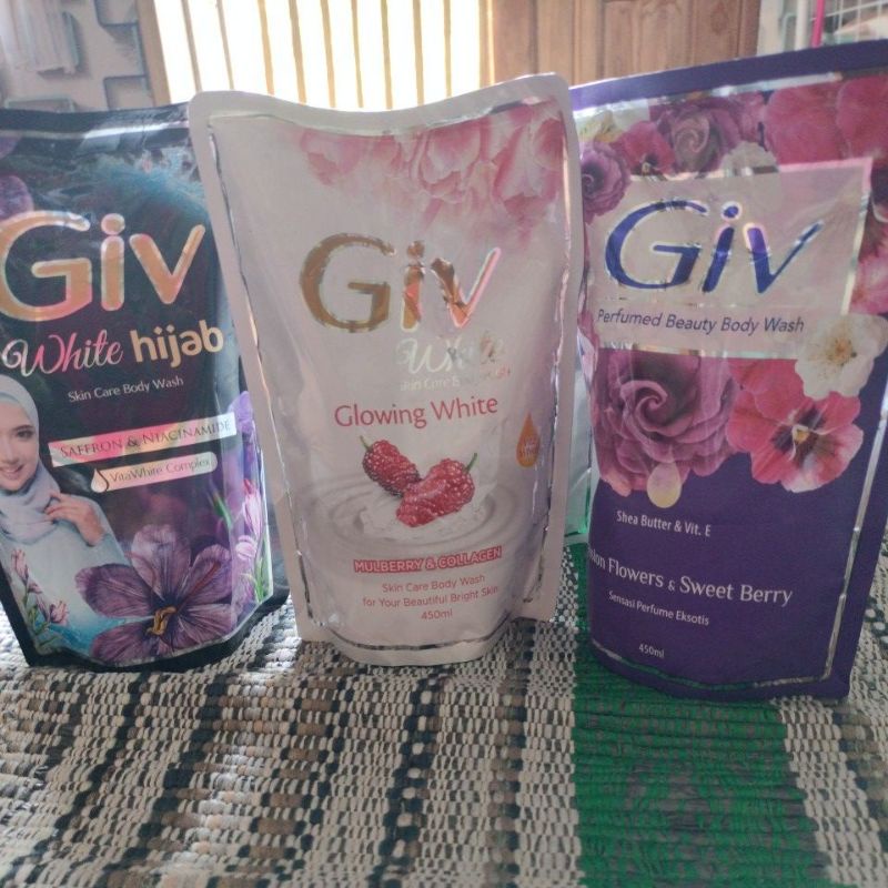 sabun mandi cair give 450 ml