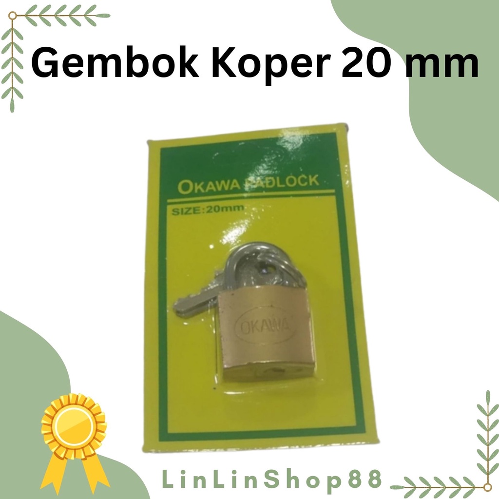 Gembok koper 20 mm