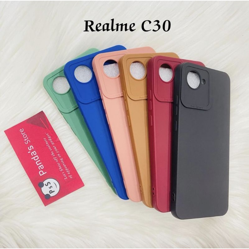 Case Realme C30 Babycase Makaron Full Color Softcase Realme C30 -PsS