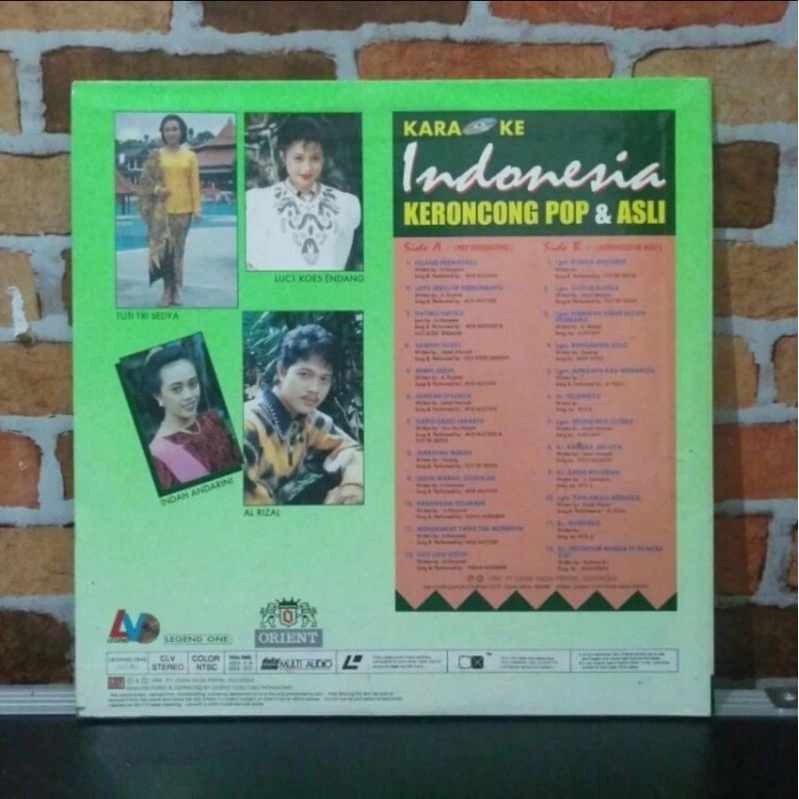 Kaset Laser disc Hilang Permataku-Is Haryanto