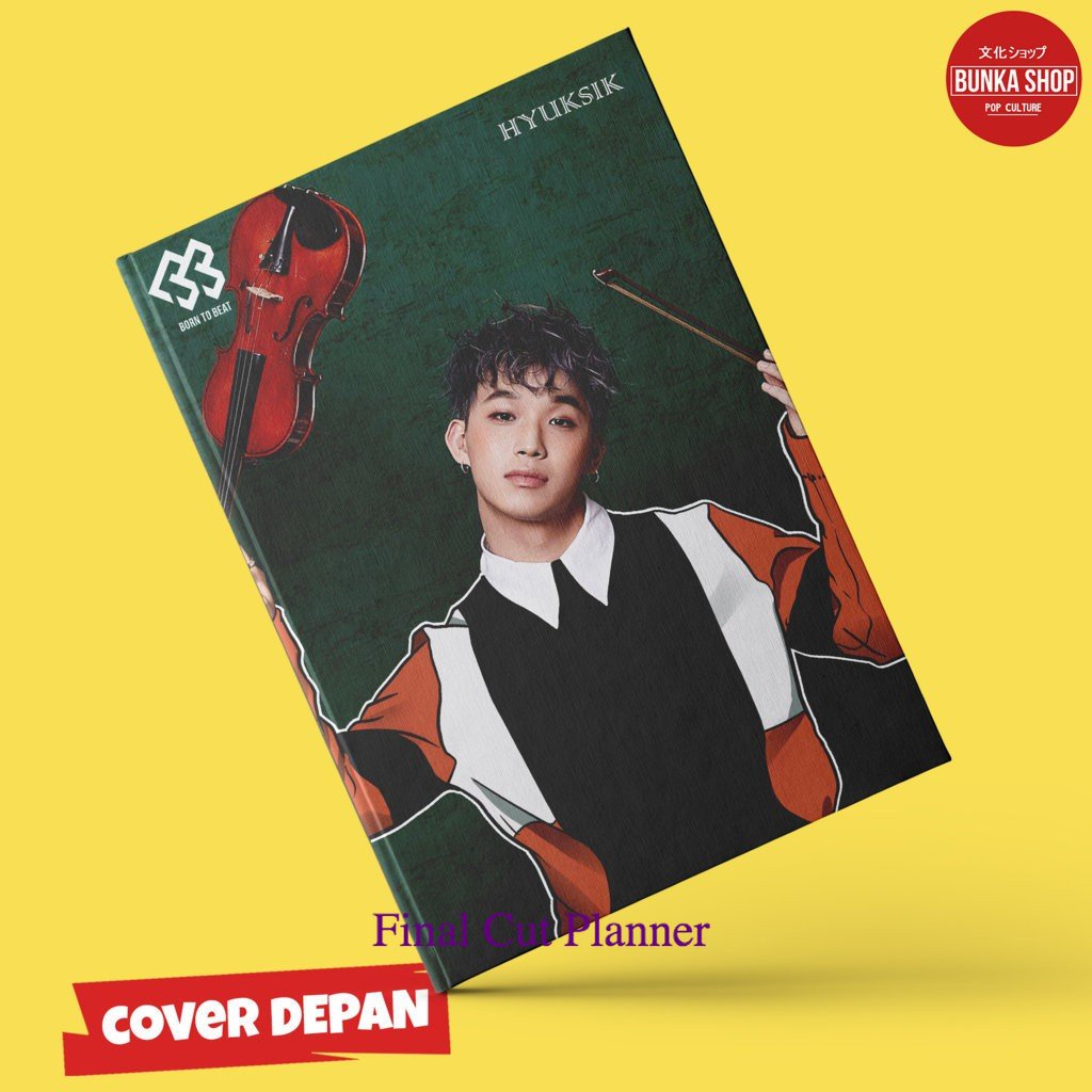 

Note Book Musik Korea Kpop BTOB Hyuksik Hardcover A5 Buku Catatan Tulis Murah .