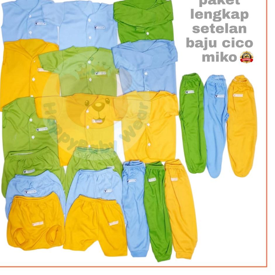 Super Surprise Original Paket Lengkap Baju Bayi Newborn (0-6M) Perlengkapan Bayi Baru Lahir &amp; Kado//cico miko// PAKET LENGKAP NewBorn/3-6m Libby