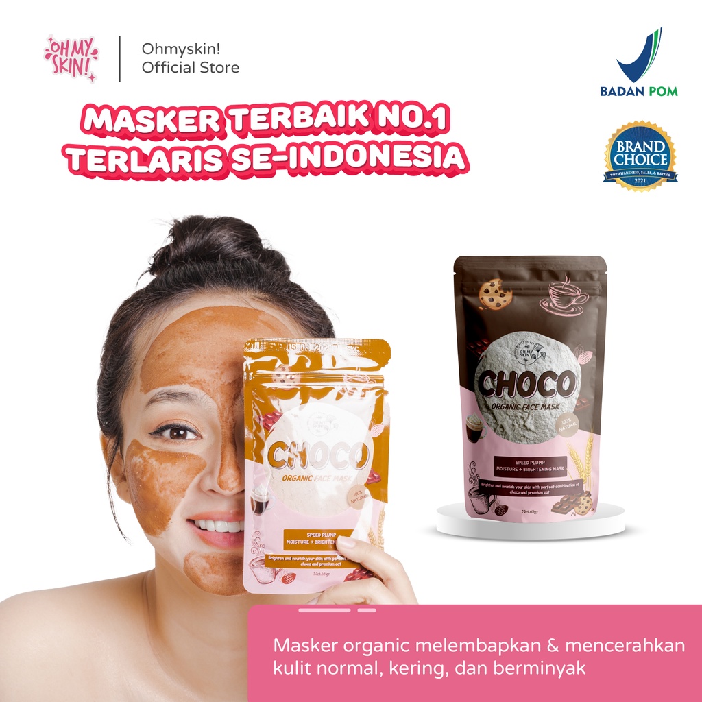 jual-oh-my-skin-masker-organik-bpom-fs-choco-65gr-shopee-indonesia