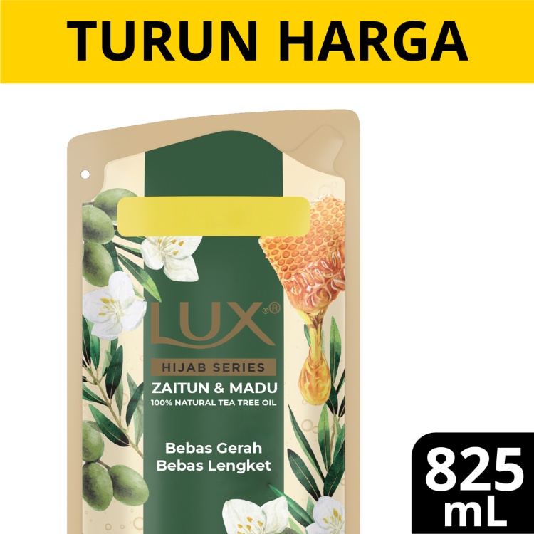 Jual Lux Body Wash Hijab Series Olive Honey 825ml Shopee Indonesia