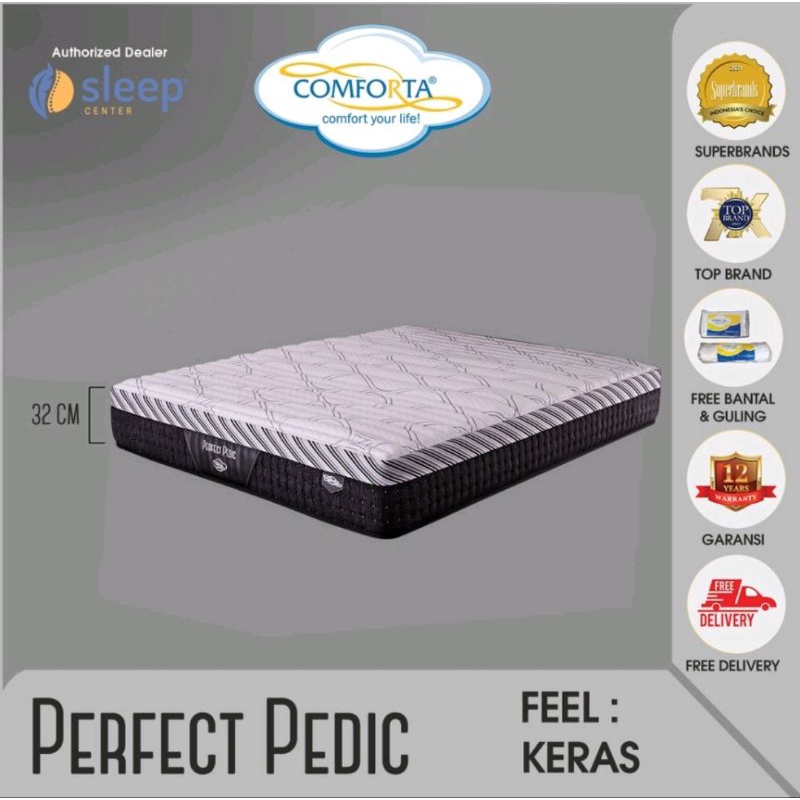 KASUR SPRING BED COMFORTA PERFECT PEDIC