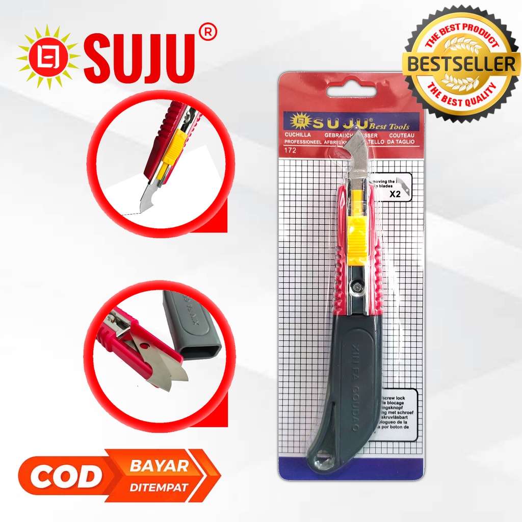 

Pisau Pen Cutter Accrilyc Pemotong Mika Gypsum Akrilik Cardboard Karton Kardus SUJU Pen Knife profesional DIY acrilyc