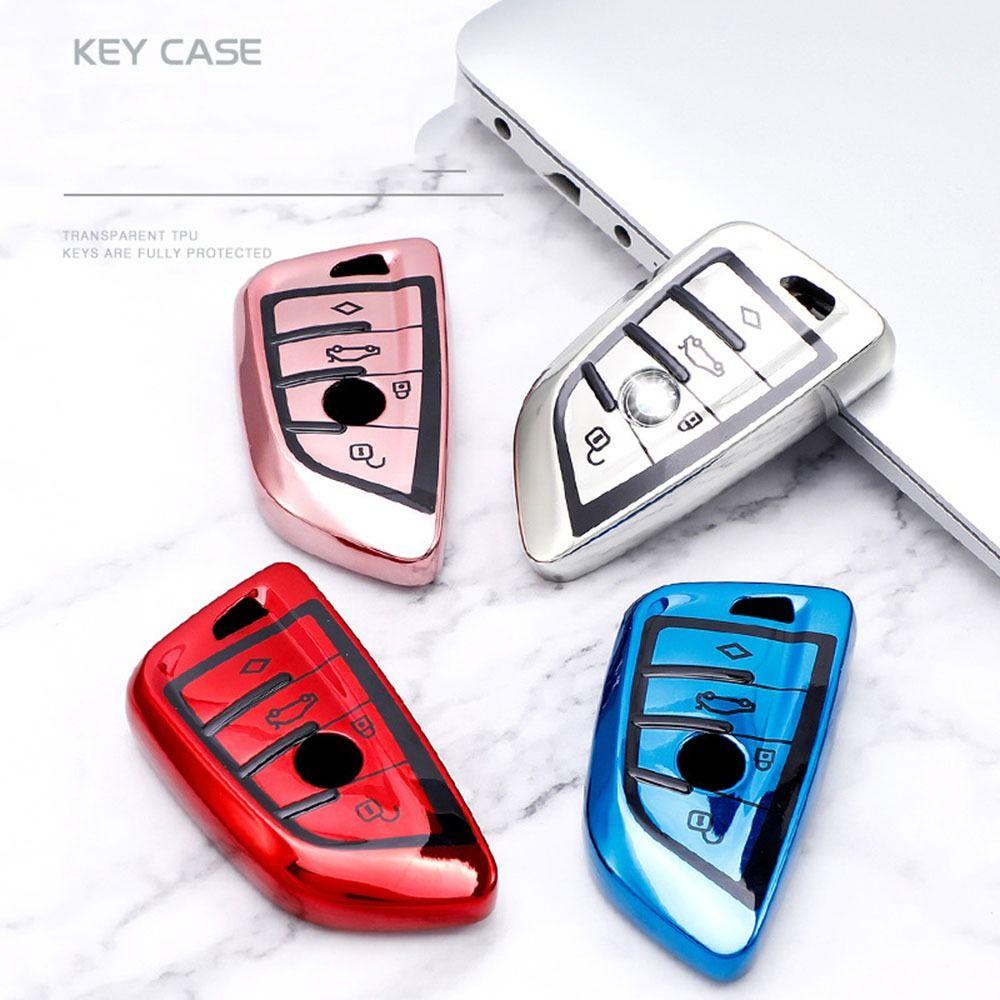 Top Remote Key Case Soft TPU Pelindung Kulit Key Fob Cover