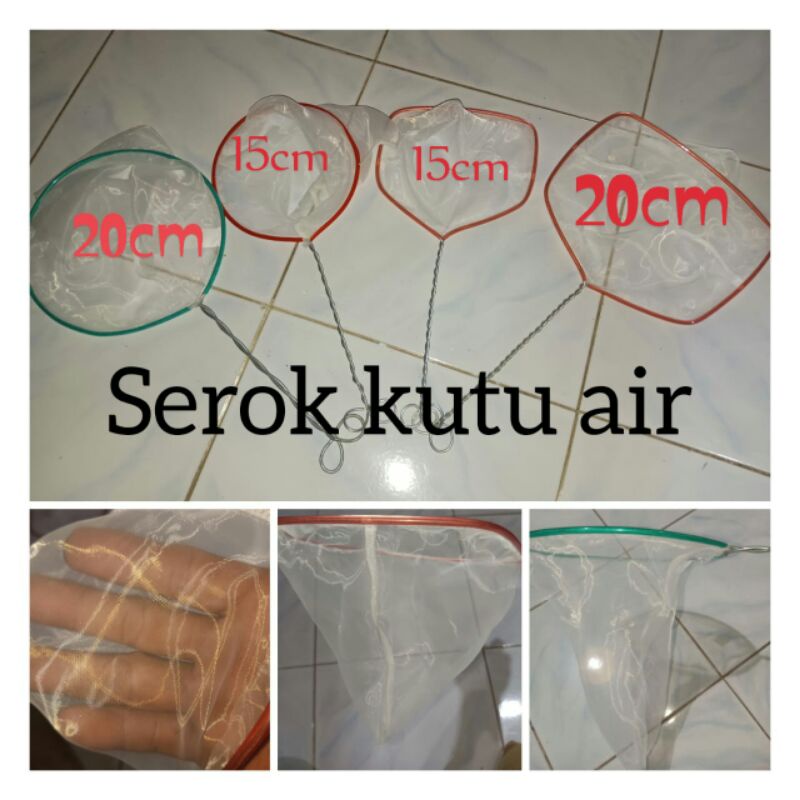 TOL Seser Serokan Kutu Air Kutir Artemia Kotak Bulet 15cm 20cm