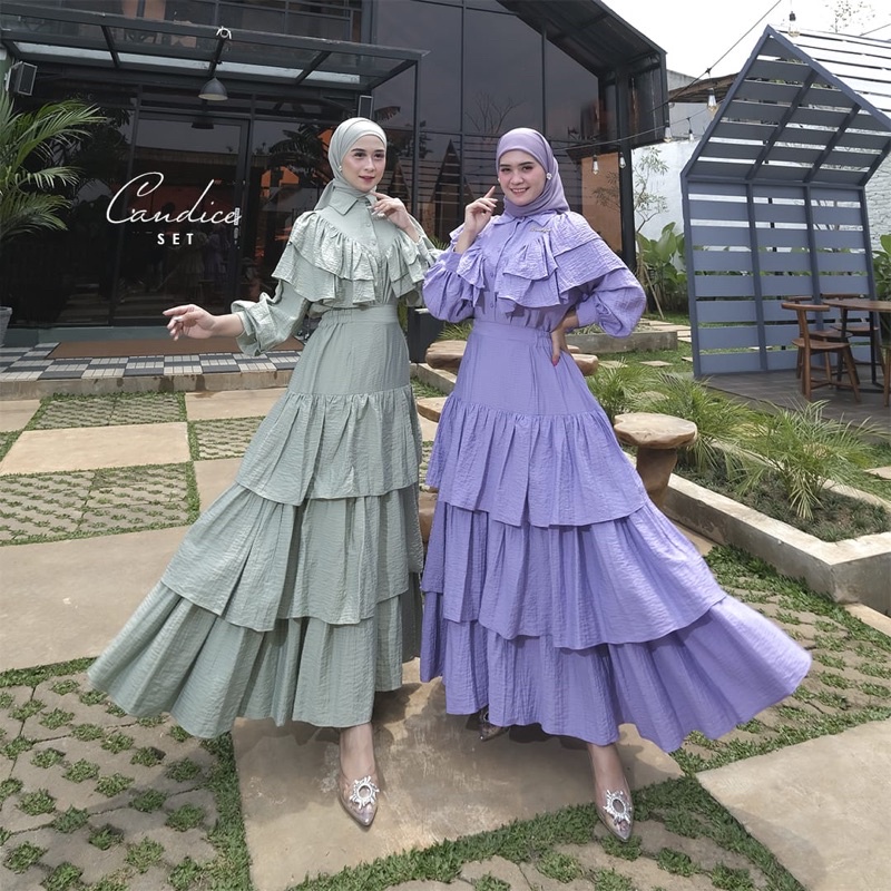 CANDICE AMALA SET DRESS FLAFQUINN