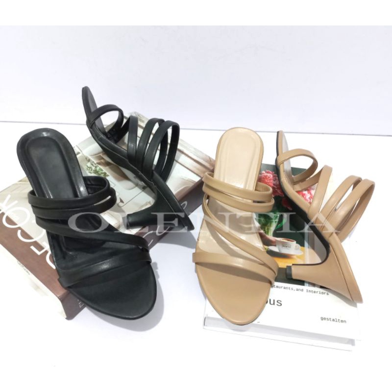 Sandal Wanita  Sandal heels 7cm FR 16