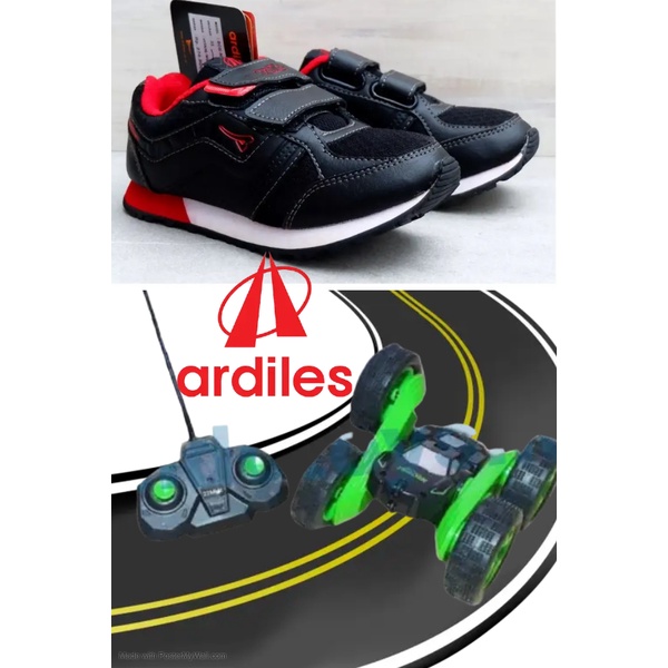 GRATIS MOBIL RC SEPATU SEKOLAH ARDILES SIZE 28 SD 38 ARDILES nobaru heiachi PLUS Mobil FLIP STUNT Remote