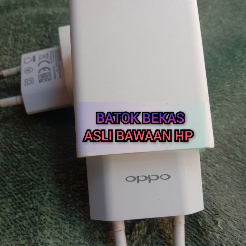 BATOK CHARGER OPPO A3S | A1K | A71 ASLI BAWAAN HP