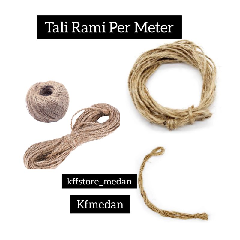 

Tali Rami 2ply & 3ply (Dijual Ecer Per Meter)