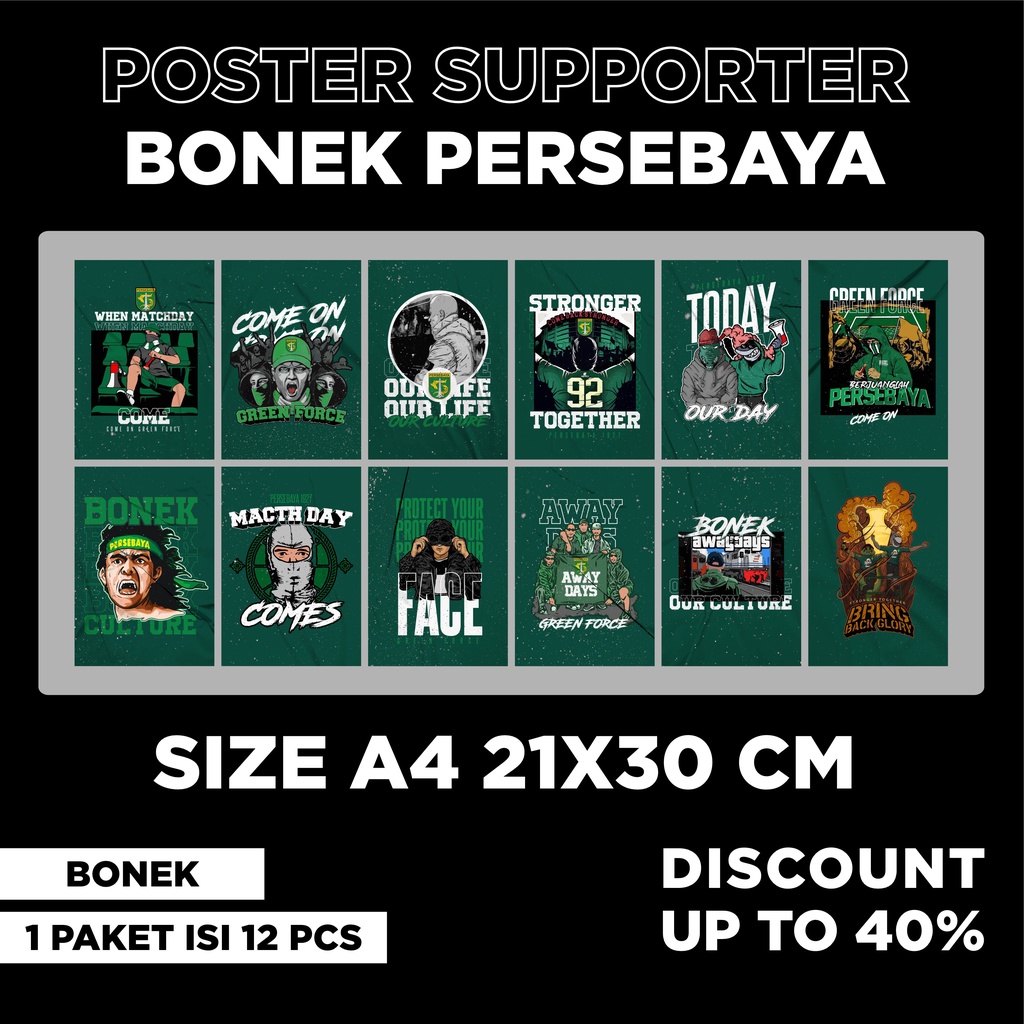 Poster Bonek Mania ISI 12LBR