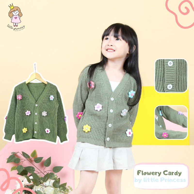 Afsheenastore Cardigan By Little Princess